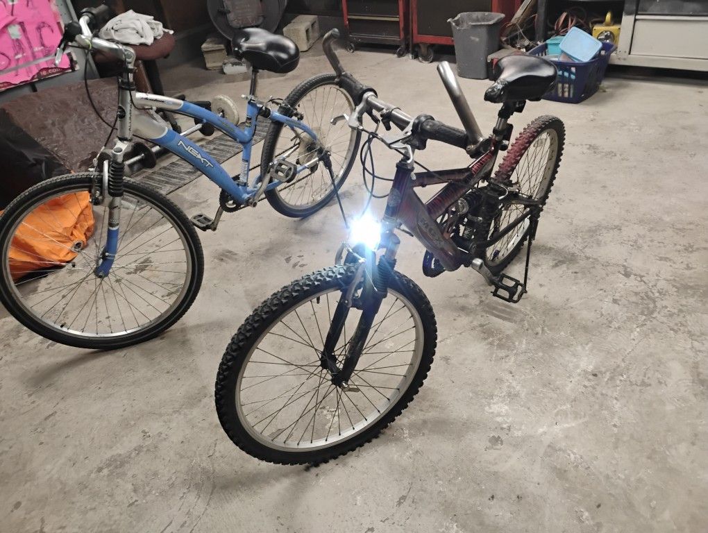 2 Mountain Bikes Great Shape