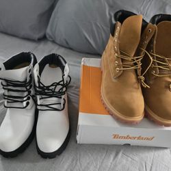Timberland boots  Tan  white & Olive Green They all are not $125