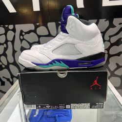 2018 Air Jordan 5 Retro Fresh Prince Grape Size 9 