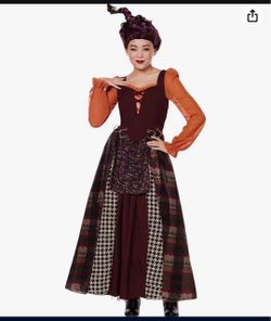 Girls Mary Sanderson Costume - Hocus Pocus & Wig