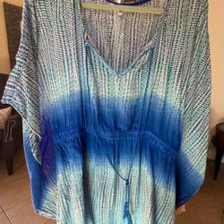 XL Hawaiian Tropic Beach Cover Up