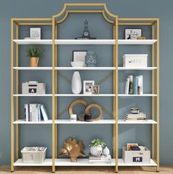 5442 #H Triple Wide 5-Tier Bookshelf,