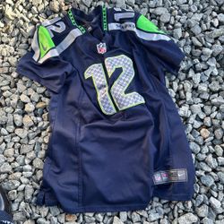 Seattle Seahawks Jersey Size L Women 