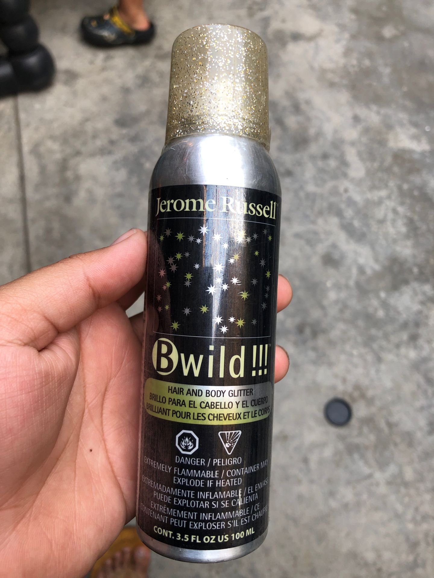 Jerome Russell hair and body glitter