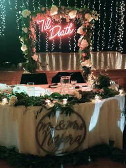 Wedding Neon Light Sign “Til Death”