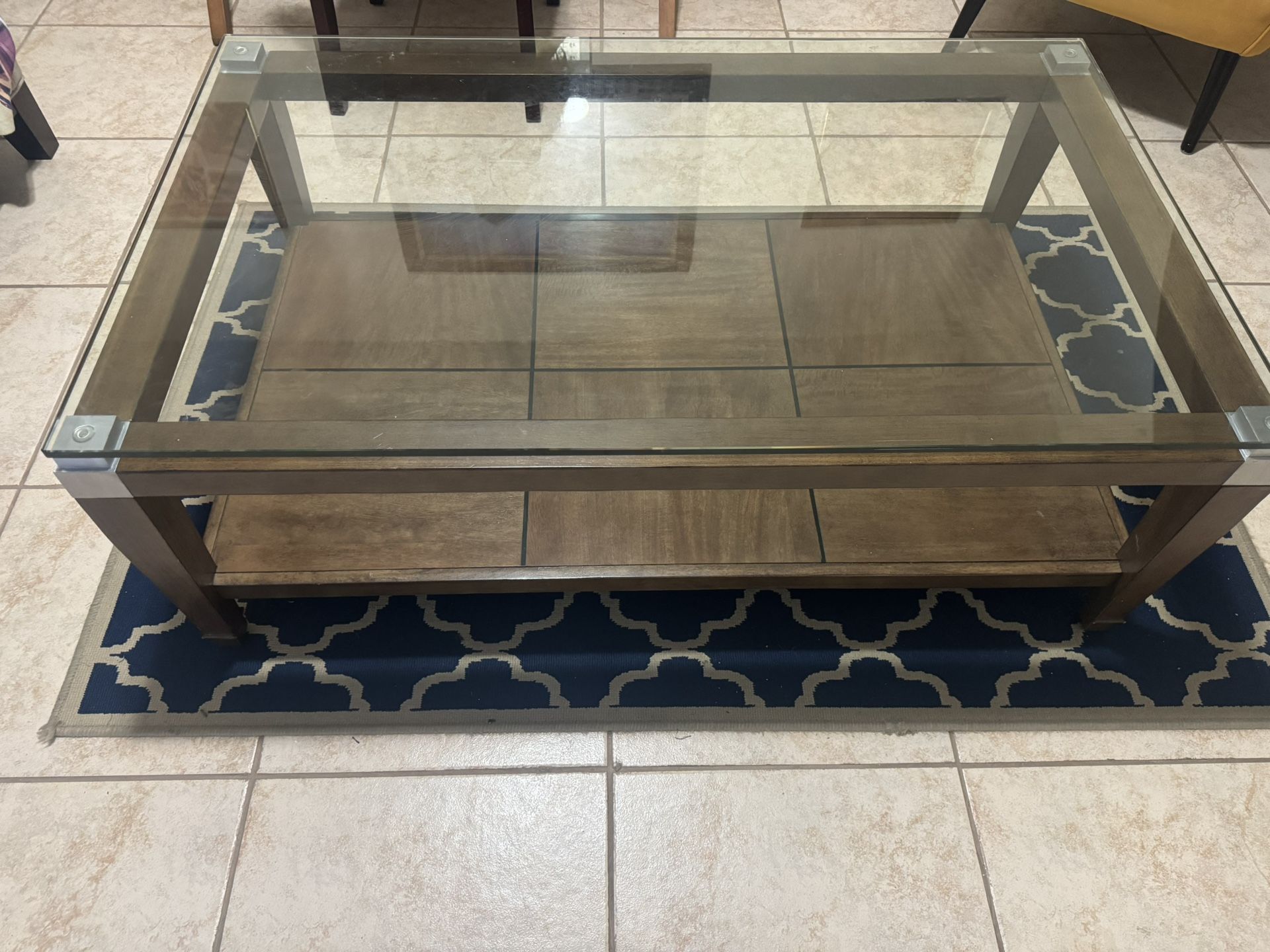 Coffee Table And Rug