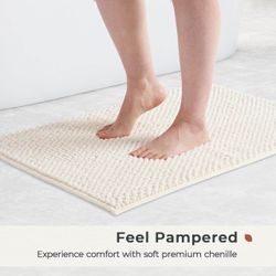 Chenille Bath Rugs Set 2 Pieces