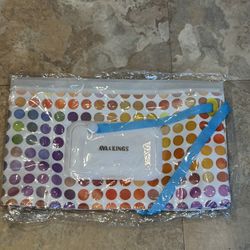 Ava & Kings Colorful Vinyl Baby Wipe Travel Pouch New Sealed