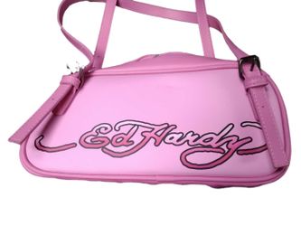 Ed Hardy Pink Purse / Handbag