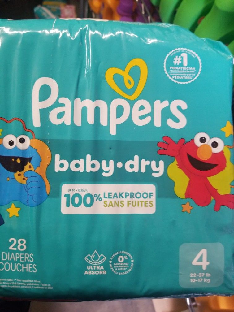 Pampers 2/20.00 Size,3,4,6