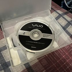 Sony Vaio Recovery Discs    5 Disc Set 