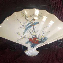 Fan Shaped Dish from Japan