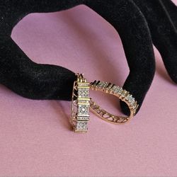 10k Gold Diamond Earrings 