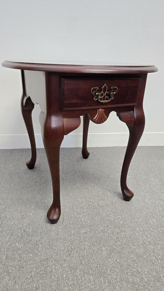 Vintage Cherry Oval Top Table