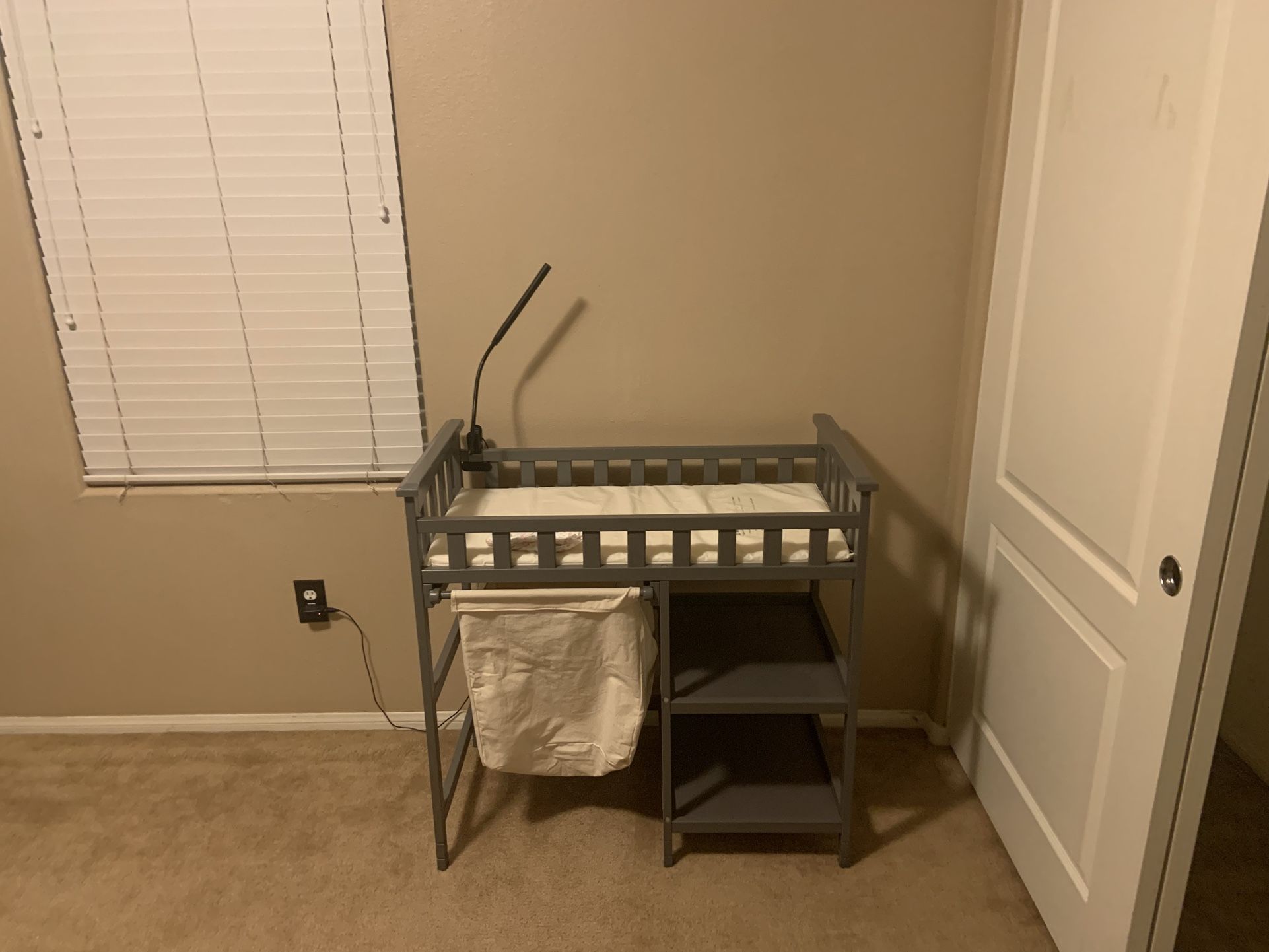 Crib And Changing Table