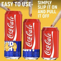 Silicone Can Sleeve (4 Pack) - Can Cover can Hides Can by Disguising it as a Can