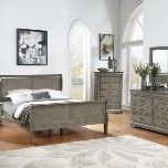 Brand New Queen Sleigh Bedframe + Dresser + Mirror + Nightstand 4PCs Set