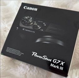 Canon PowerShot G7X Mark III Black Digital Camera 20.1MP
