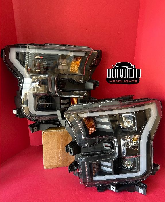 Ford F150. 2015. 2017 headlights.
