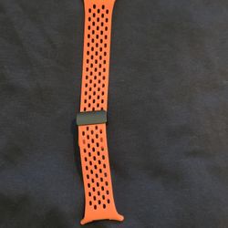 Orange Ultra Soft Silicone Breathable Strap Samsung Galaxy Watch 7