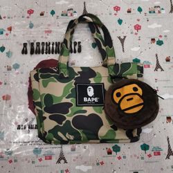 Bundle 2 A bathing ape bape baby milo tote shoulder bag