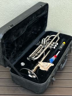 Infinity Silver Trumpet with Case and Accessories