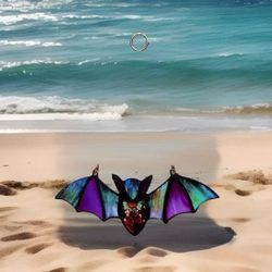 NEW Bat “Stained Glass” Sun Catcher Acrylic