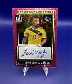 Panini 2025-26 Donruss Road to FIFA WC Soccer Camilo Zuniga Auto SS-JCZ “18”