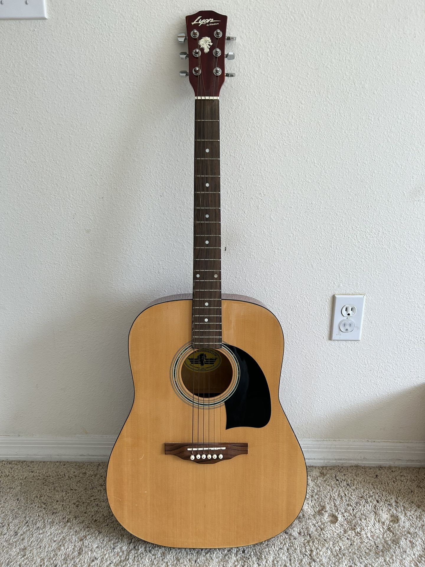 Lyon acoustic guitar 2024 by washburn value