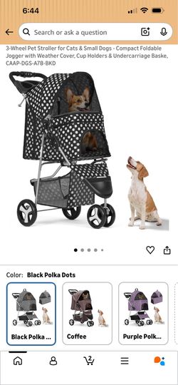 Rare color pet stroller