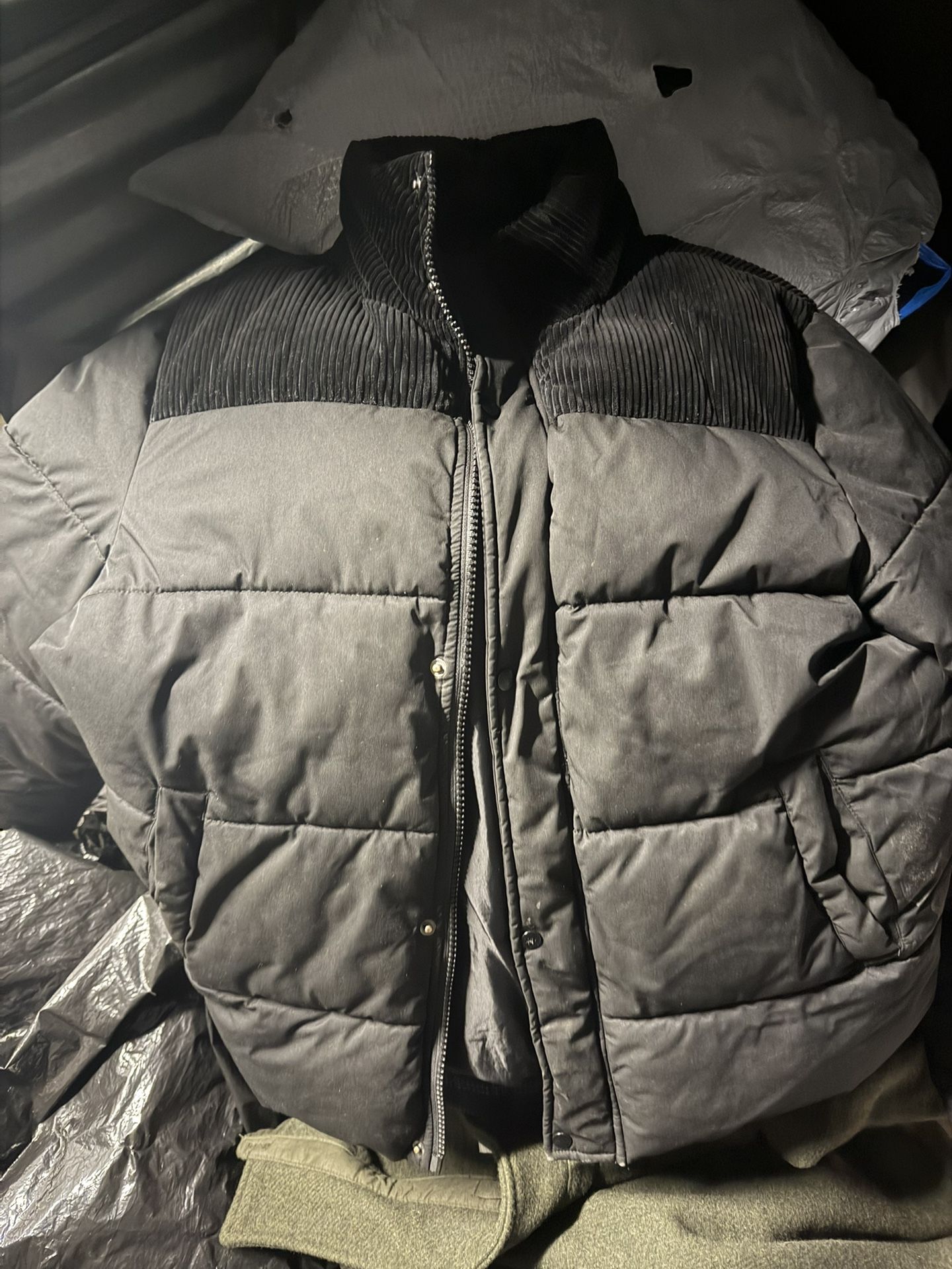 Corduroy Puffer Jacket 