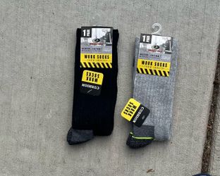 Mossy Oak Crew Length Work Socks 2 Pairs