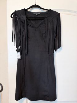 Suede dress