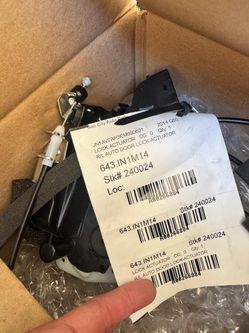 Q50 OEM Springs and Door Lock Actuator
