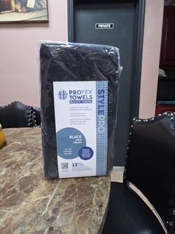 Black  towels