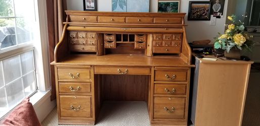 Oak office desk