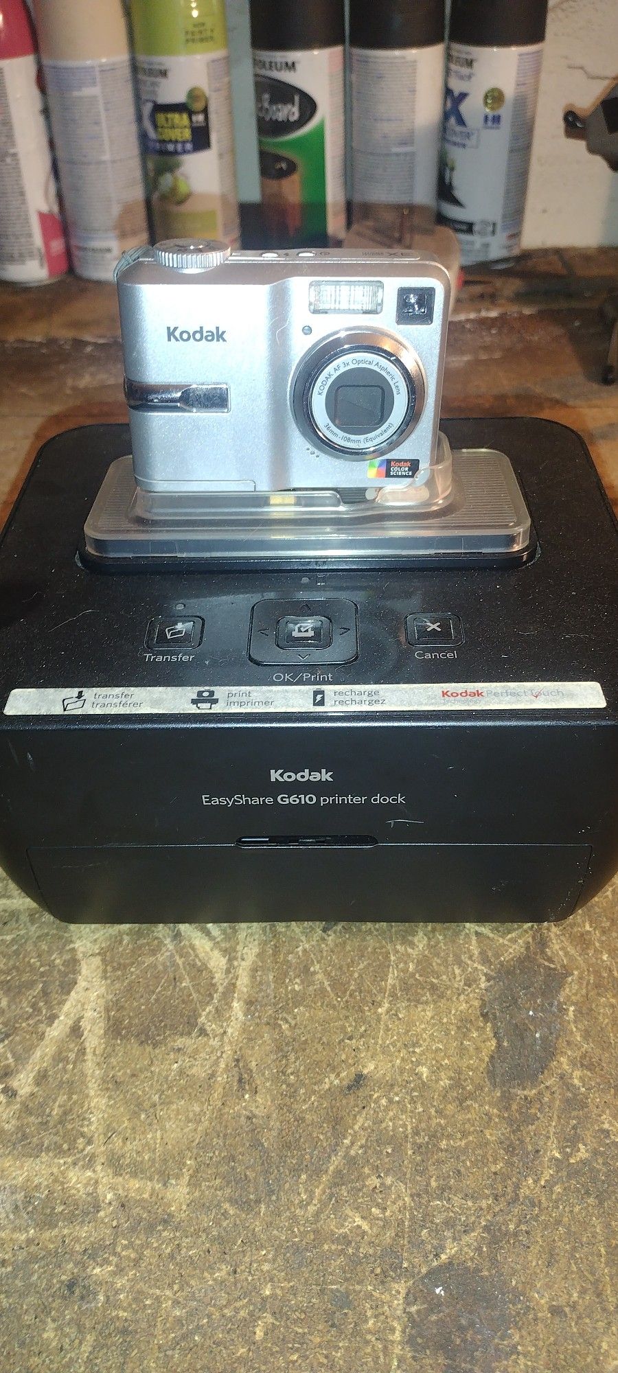 Kodak Easyshare Digital Camera With Printing Dock And All Accessories