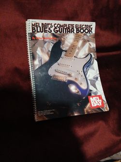 Mel Bays Complete electric blues , guitar book by mike christiansen