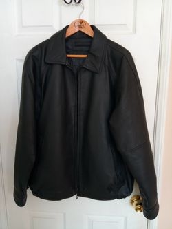 New KB genuine leather jacket L $40 OBO.