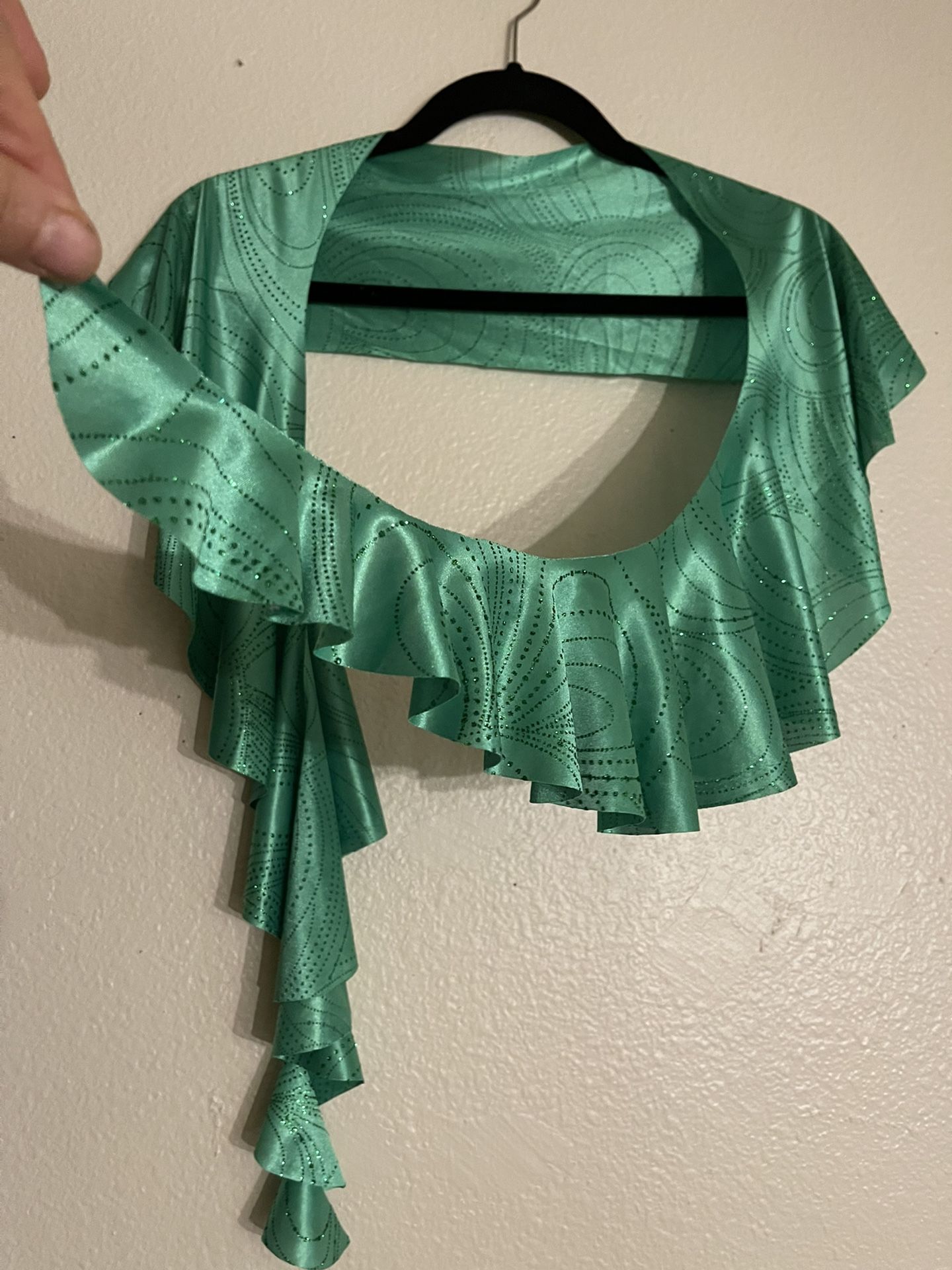 Sparkling Green Shawl Wrap