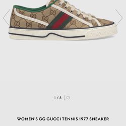 Women's GG Gucci Tennis 1977 sneaker