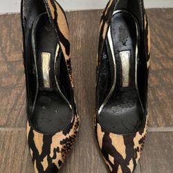 4” Heel Leopard Print  Size 6