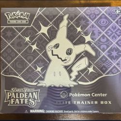 Paldean Fates Pokemon Center Elite Trainer Box