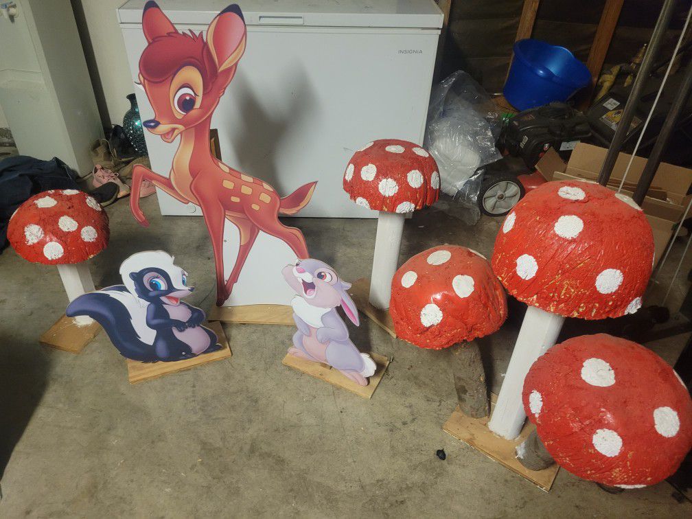 Bambi Party Decorations No The Mushrooms!