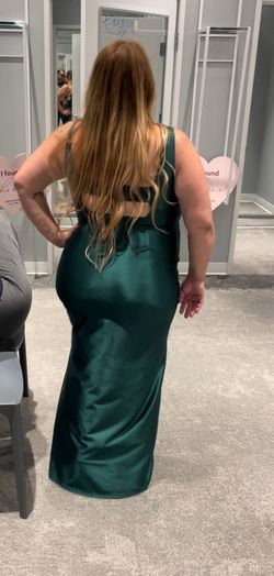 Green dress size 16
