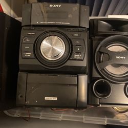 Vintage Sony Mini Hi-Fi Component System MHC-EC691
