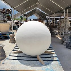 Concrete Large Ball Sphere Globes / Cement Garden Balls Backyard Patio Spheres / Concrete Orbs