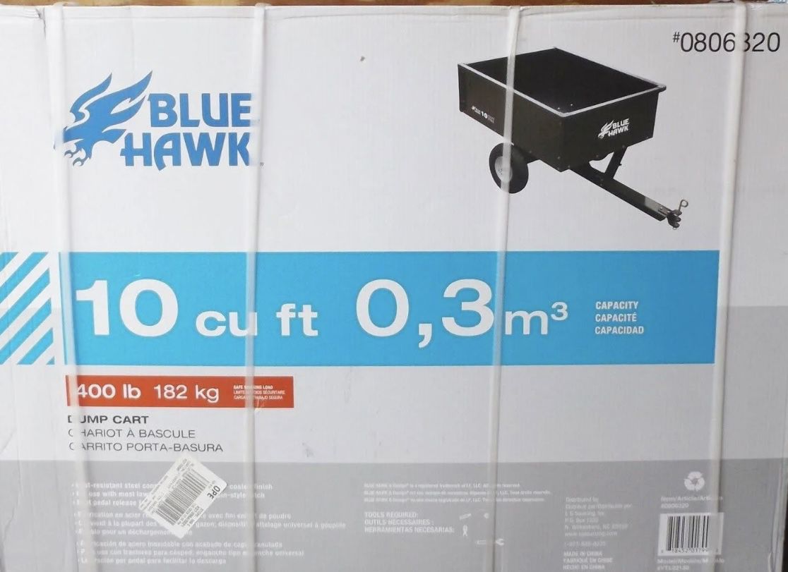 Blue Hawk Mower Dump Cart 