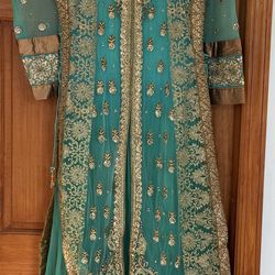 Green Salwar Kameez | Size 40