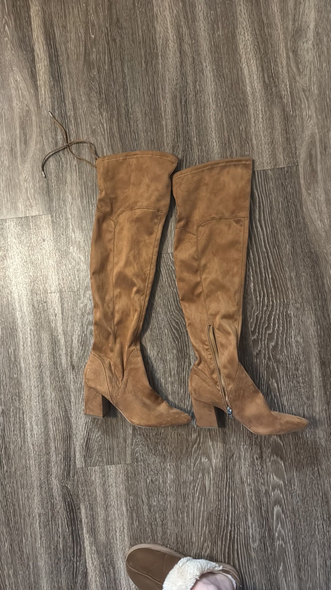 Marc Fisher Thigh High Suede Boots Size 9